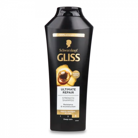 Шампунь Gliss 400 мл екстремальне відновлення