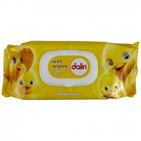 Серветки вологі дит. Dalin 56 шт И724 (Туреччина)