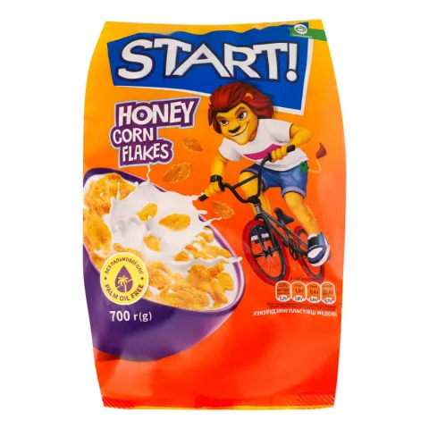 Сухий сніданок Старт Пластівці 700/850 г Медові