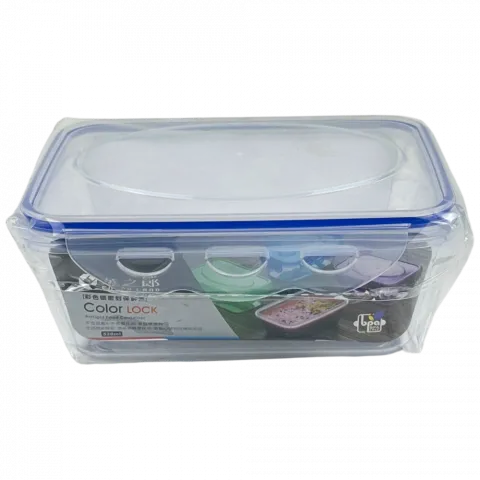 Ємкість пласт. д/кухні прямок. з застібками 0,52 л 90381-34235 И811