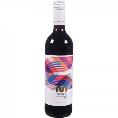 Вино Meander Pinotage 0,75 л сух. червон. (ПАР)