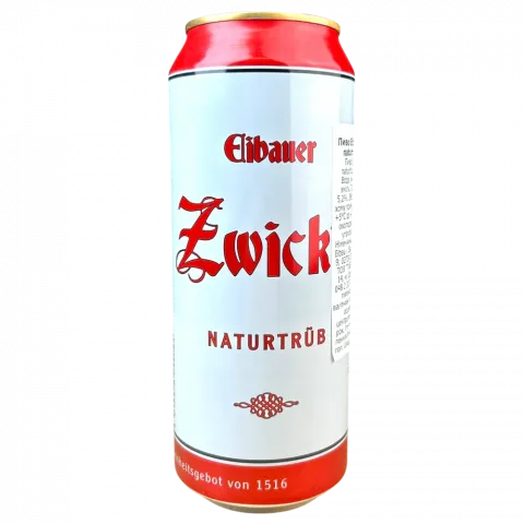 Пиво Eibauer 0,5л з/б Zwickl naturtrub світ 5,2И083