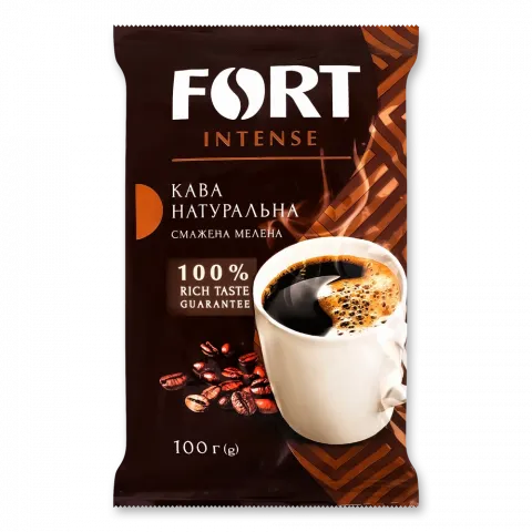 Кава Форт 90/100 г пак. мел.