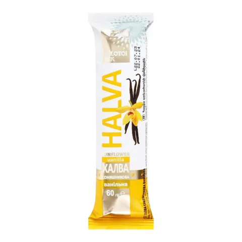 Халва Zolotoi Vek 60 г ванільна