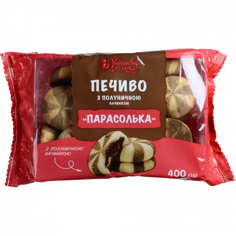 Печ Українська зірка 400 г Парасолька з полунич. нач.