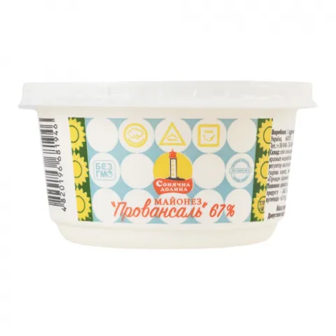 Майонез Сонячна Долина 170 г пл. Провансаль