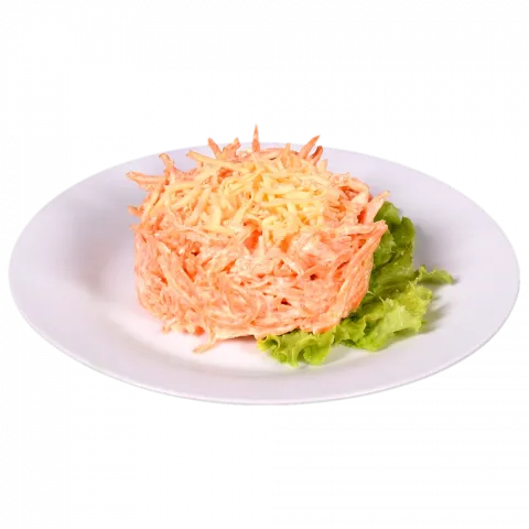 Салат з моркви, сиру, часнику та майонезу Вогник ваг. Кулінар.