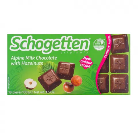 Шок SCHOGETTEN 100 г Мол. з горіхом (Німеччина)