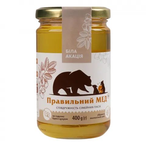 Мед Правильний мед 400 г скл. акацієвий