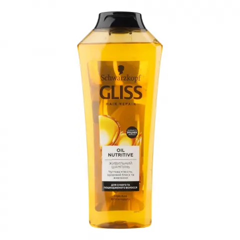 Шампунь Gliss 400 мл Nutritive д/сух. та пошк. волосся