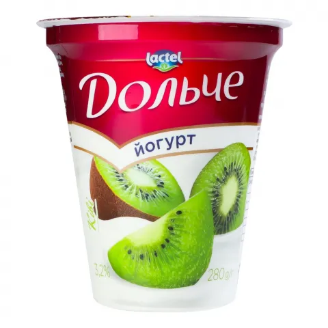 Йогурт Дольче 280 г 3,2 стак. Ківі