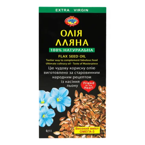 Олія Агросельпром 0,1 л скл. Льняна