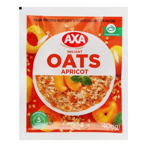 Каша АХА вівсяна 40 г з курагою