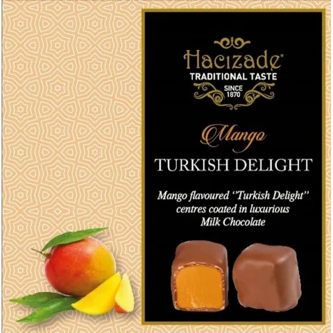 Цукерки HACIZADE 250г манго в шоколаді И051 (Туреччина)