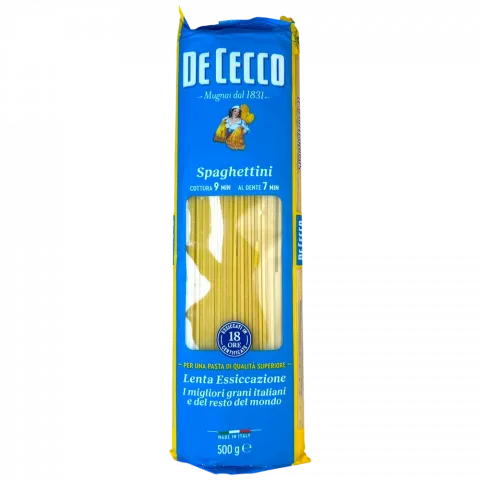 Макарони DE CECCO 11 Спагеті тонкі 500г И113 (Італія)