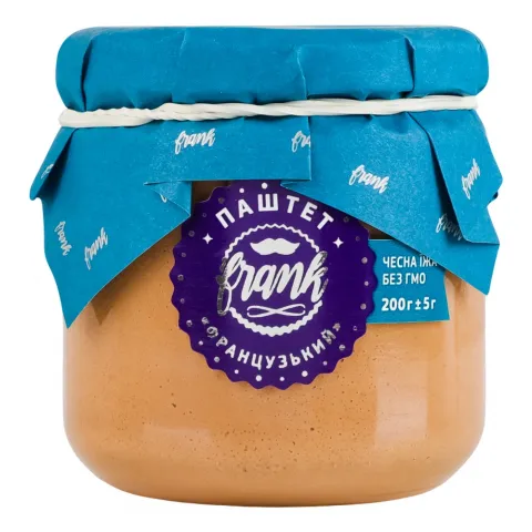 Паштет Frank 200 г скл. Французький печінковий