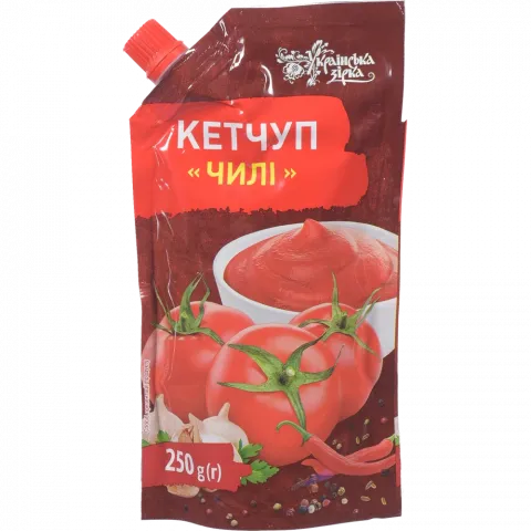 Кетчуп Українська зірка 250 г д/пак. Чилі