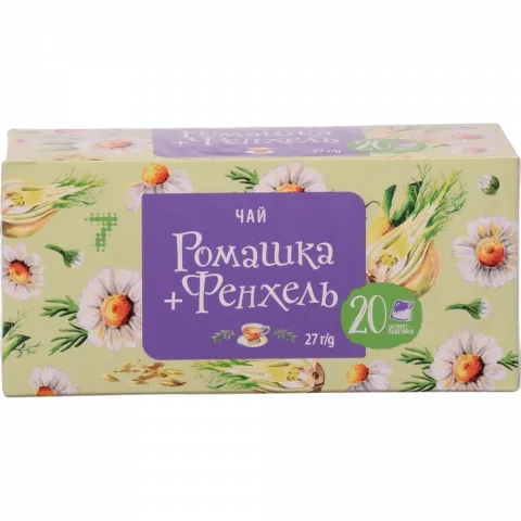 Чай 7` 20 шт. Ромашка + Фенхель`