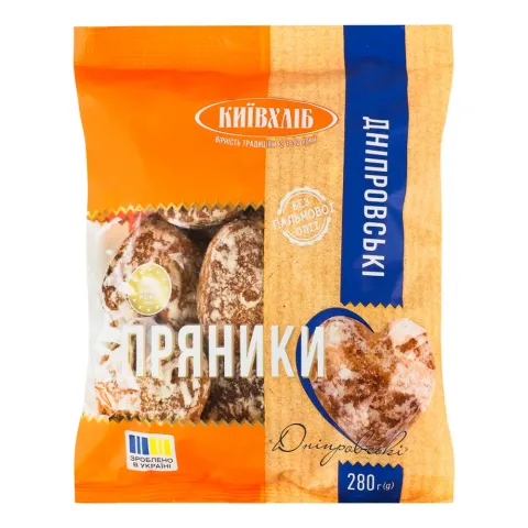 Пряники Київхліб 280 г Дніпровські