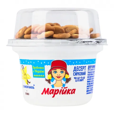 Сирок Смачненький Марійка 5 140 г стак. + печиво