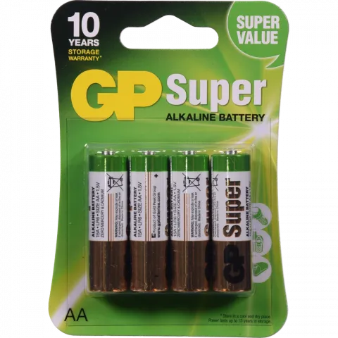 Бат GP LR6 Super уп. 4 шт.