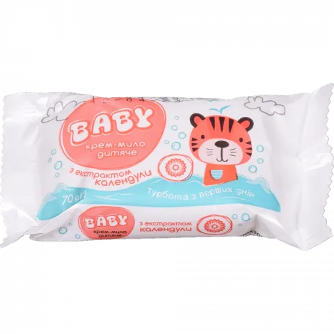 Крем-мило дит. Baby 70 г з екстрактом календули