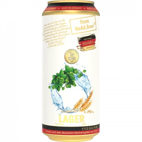 Пиво NoAd.Beer 0,5л з/б Original с 4,1И030