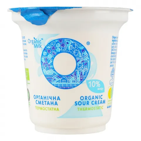 Сметана Organic Milk 10 250 г органічна