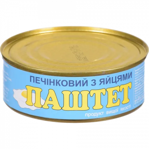 Паштет Одеса 240 г з/б Печінковий з яйцями