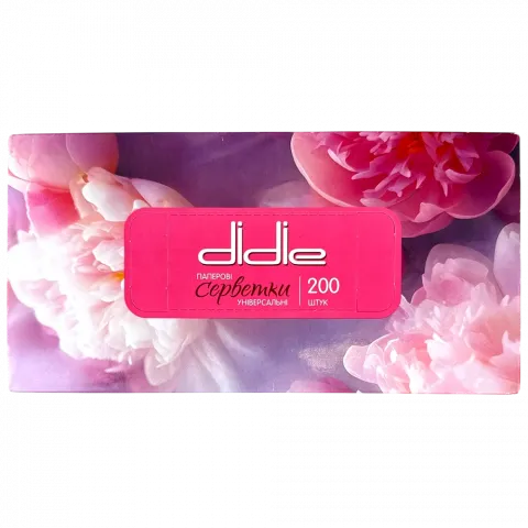 Серветки в кор. Didie 200 шт. 2-х шар.