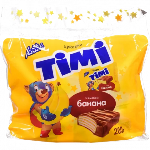 Цукерки Конті Тімі 200 г Банан