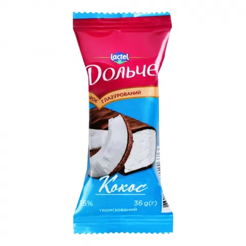 Сирок в шок. глазурі Дольче 36 г 15 Кокос