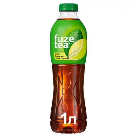 Чай Fuzetea 1 л зі смаком лимону та лемонграсу
