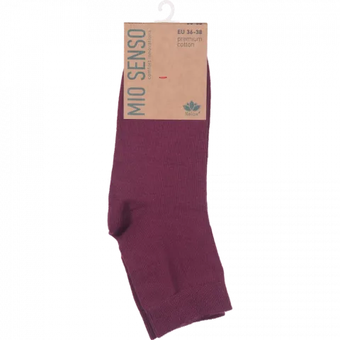 Шкарпетки жін. MioSenso Relax4 C502RF бордові 36-38
