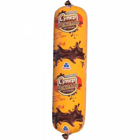 Морозиво Рудь 500 г Супер шоколад циліндр