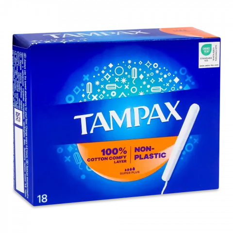 Тампони Tampax 18 шт. Супер плюс Duo