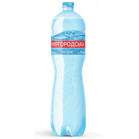 Вода Миргородська 1,5 л  сл./газ Лагідна