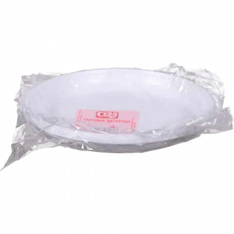 Тарілки Субота 10 шт. десерт. біл.