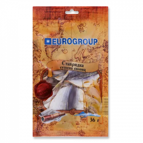 Єврогруп Ставридка 36 г пак. солон.-суш.