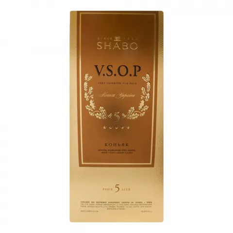 Бренді Shabo VSOP 0,5 л 5 кор.