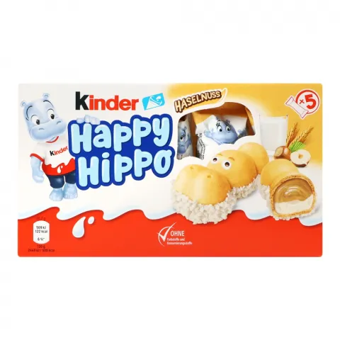 Вафлі Kinder 103,5 г Happy Hippo Лісовий горіх (Італія) И486