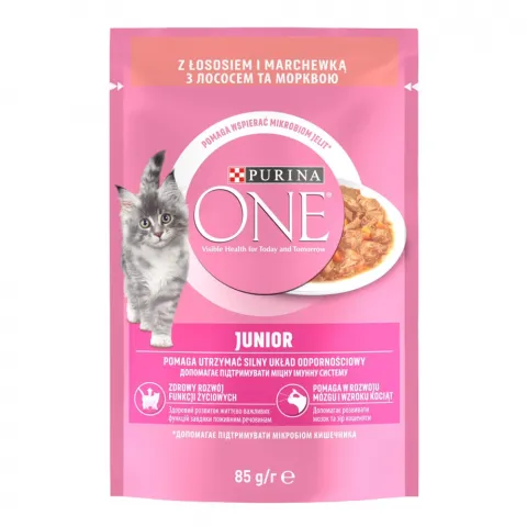 Корм д/кошенят One 85 г Лосось гриль у соусі