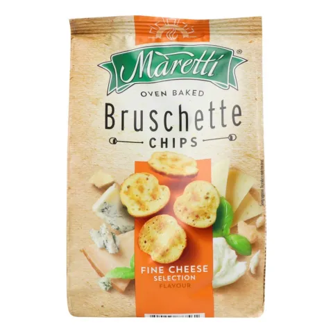 Сухарі-брускеті Maretti 140 г Суміш сирів (Болгарія)