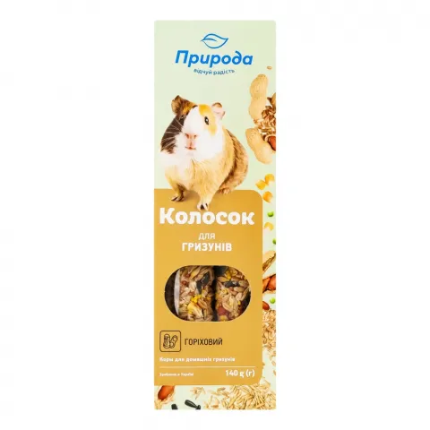 Корм д/гризунів Колосок 140 г Горіх