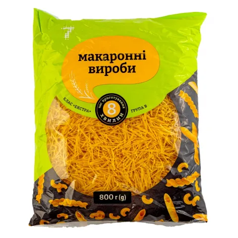 Макарони 7` 800 г Вермішель`