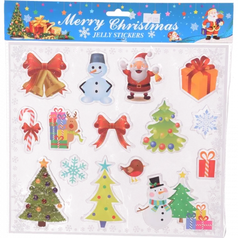 Наклейки силіконові об`ємні кольорові В-003 в асортименті (9112) И732