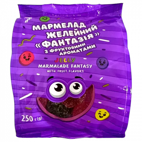 Мармелад 7` 250 г Фруктова фантазія`