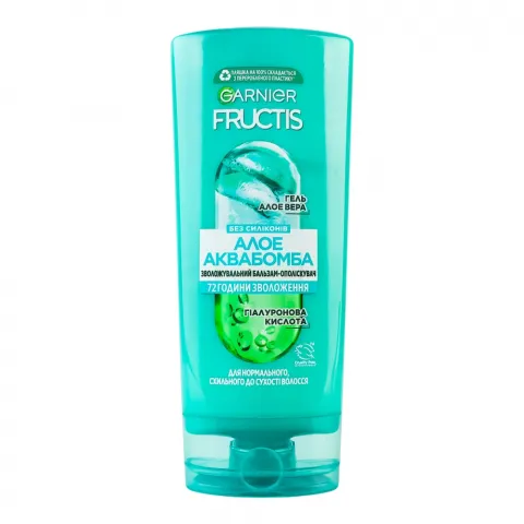 Ополіскувач Fructis 200 мл Аква Бомба Алое д/норм. волосся