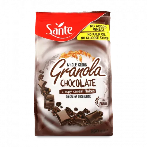 Сухий сніданок Санте Гранола 350 г з шоколадом (Польща) И983
