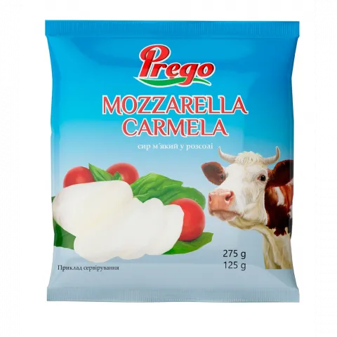 Сир Prego Моцарела Carmela 125 г